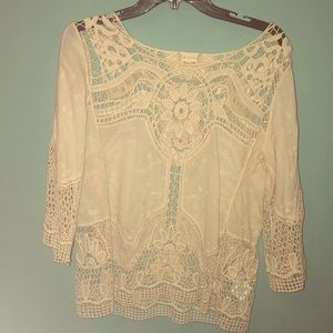 3/4 sleeve long sleeve blouse from Altar’d state.